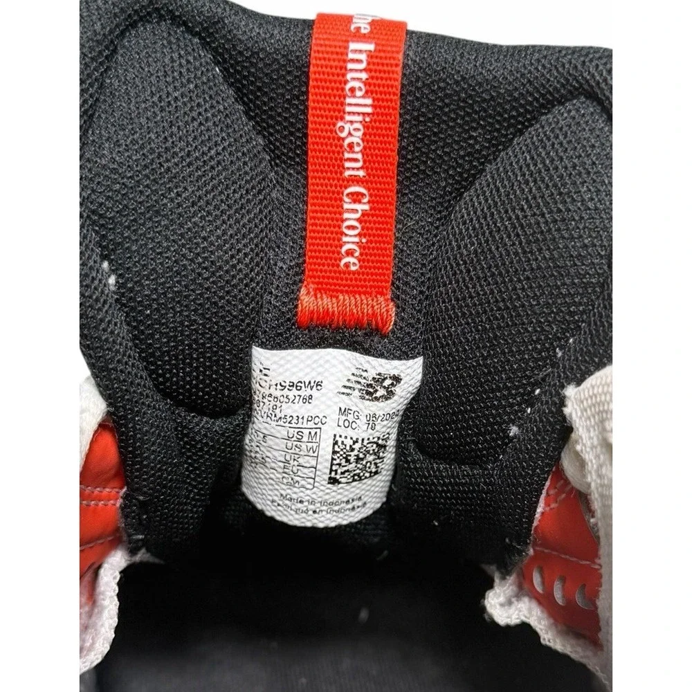 New Balance FuelCell 996v6 Mens 9 White Black Red Tennis Shoes